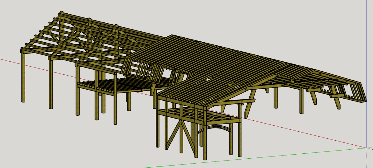 Modélisation 3D d’une charpente